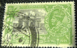 India 1935 King George V Silver Jubilee 0.5a - Used - 1911-35 King George V