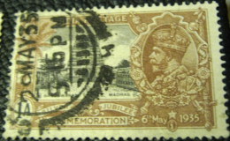 India 1935 King George V Silver Jubilee  Rameswaram Temple Madras 1a - Used - 1911-35 King George V