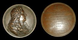 MEDAILLE DE LOUIS XIV . - Royaux / De Noblesse