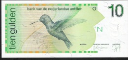 NETHERLANDS ANTILLES  P23b 10 GULDEN  1994 Signature 10   UNC. - Sonstige – Amerika