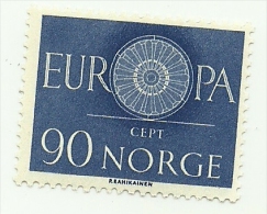 1960 - Norvegia 407 Europa ---- - Neufs