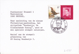 Koning Boudewijn,  FDC 1998 Brussel - De Glimlachende Koning - 1991-2000