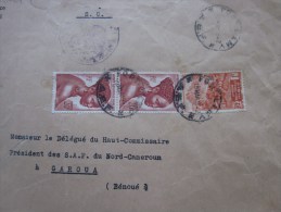 1953:Lettre Fort-Lamy Tchad Afrique équatoriale Française AEF>Haut Commissaire Président Nord-Cameroun à Garoua (Bénoué) - Autres & Non Classés