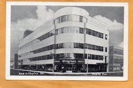 Walgreen Store 200 East Flagler St Miami FL Old Postcard - Miami