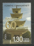 Turkey; 2011 60th Anniv. Of Korean War - Unused Stamps