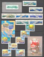 Hungary 1964-1985. Bridges Stamp Collection With Betters, 3 Complete Sets With 2 Sheets MNH (**) - Collections