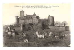 Cp, 46, Près De Bretonoux, LE Château De Castelnau, Vue D'Ensemble - Bretenoux