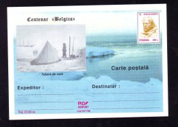 ADAM TOLLEFSEN ,EXPLORATEUR,PREPARATION FOR ELIBERATION FROM FLOES,1998, POSTCARD STATIONERY ,UNUSED,ROMANIA - Erforscher