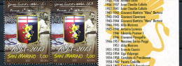 2013 - SAN MARINO - SAINT-MARIN -  120 Anni Del Genoa Cricket And Football Club -   F.D.C. - Gebruikt