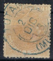 Sello 15 Cts Alfonso XII 1882, Fechador Trebol TOTANA (Murcia), Num 210 º - Usados