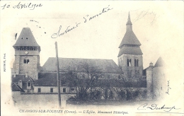 LIMOUSIN - 23 - CREUSE - CHAMBON SUR VOUEIZE - L'Eglise, Monument Historique - Chambon Sur Voueize
