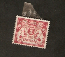 R15-4. Germany, Deutsches Reich - Freie Stadt Danzig - 5000 Mark 1923 Wappen - Neufs