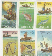 Tokelau-1982 Fishing Methods 85-90 MNH - Tokelau