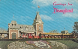 CPA ANAHEIM- DISNEYLAND, TRAIN, RAILWAY STATION - Anaheim