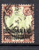 Bechuanaland Protectorate QV 1897 Overprint On GB 4d Green & Brown, Used (BA2) - 1885-1964 Bechuanaland Protectorate