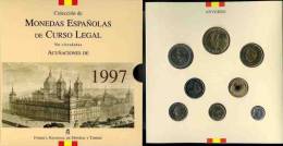 Espagne Spain Coffret Officiel BU 1 à 500 Pesetas 1997 Benavente / Seneque KM MS 23 - Mint Sets & Proof Sets