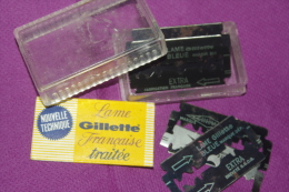 LAMES De RASOIR GILLETTE Anciennes + BOITE - Rasierklingen