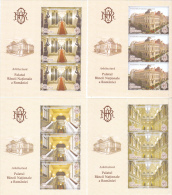 ROMANIA 2013 ARHITECTURE THE NATIONAL BANK OF ROMANIAN PALACE,3X FULL SET + LABELS ,** MNH - Ganze Bögen