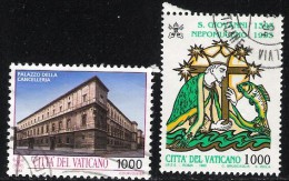 VATICAN 1993 SCOTT 924, 934 USED US $2.65 - Usados