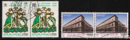 VATICAN 1993 SCOTT 924, 934  PAIR USED US $5.30 - Usados