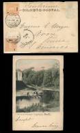 Portugal HORTA 1906 Picture Postcard To USA RIBEIRA DOS FLAMENGOS - Horta