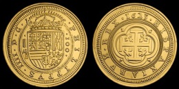 FELIPE IV (1.621-1.665) 100 ESCUDOS 1.623 SEGOVIA  ORO  SC/UNC  Réplica    T-DL-10.397 - Other & Unclassified