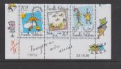 Nouvelle-Calédonie YT 831/3 ** : La Philatélie à L'école , Dessins - 2000 - Unused Stamps