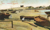 ( CPA EGYPTE )  SUEZ  /  Fabrication Des Barques  - - Suez