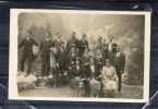 Carte-photo : Groupe 3 Femmes Et 12 Hommes - Pays Basque - - Aquitaine