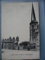 KAART HUIZINGEN BEERSEL KERK ± 1890 L1652 - Beersel