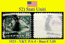 Stati.Uniti-0052 (1923 - Y&T: P.A. N.4) - 1a. 1918-1940 Oblitérés