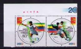 CHINA 2002 W.C. Football - 2002 – Corea Del Sur / Japón