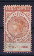 South Australia: 1887, Mi 60 , SG 200  , Cat Value UKP 2750, Used, Fold At Left Bottom Corner - Oblitérés