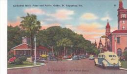 Florida St Augustine Cathedral Place Plaza & Public Market - St Augustine