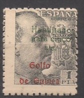 GUI273-A464.Guinee.GUINEA    ESPAÑOLA FRANCO  Habilitado 1949  (Ed 273**) Sin Charnela. MAGNIFICO - Guinée Espagnole