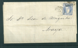 Spain 1872 EDIFIL 107 Vitoria - Lettres & Documents