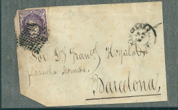 Spain 1870 EDIFIL 106 Barcelona Cat. 102 - Briefe U. Dokumente