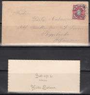 Sweden  Nice  Envelope With Insert   Lot 645 - Brieven En Documenten