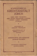 Kreditanstalt Zürich / Hofer & Co., A.-G. 1929, Leimbabch, Wiedikon, Aussersihl, Wipkingen, Zollikon Usw - Wiedikon