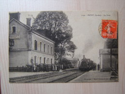 72# MAYET: La Gare                              CPA - Mayet