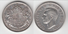 **** CANADA  - 50 CENTS 1946 GEORGIUS VI - SILVER - ARGENT **** EN ACHAT IMMEDIAT !!! - Canada