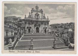 MODICA, LA CHIESA DI SAN PIETRO, B/N, VG 1959   **** - Modica