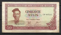 GUINEE . 50 SYLIS . 1980 . - Guinea