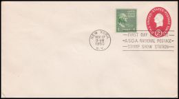 United States 1950 ,Uprated Prestamped Envelope - 1941-60