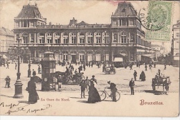 CPA BRUXELLES- LA GARE DU NORD - Vervoer (openbaar)