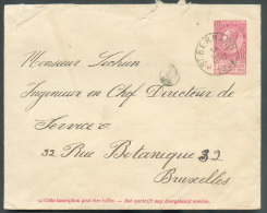 E.P. Enveloppe 10 Centimes Fine Barbe Rouge Obl. Sc St-BERNARD 14 Mai 1903 Vers Bruxelles - 8936 - Briefe