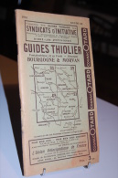 GUIDES THIOLIER  1933  Fontainebleau Et Sa Forêt - Sénonais - Bourgogne Et Morvan (col1c) - Bourgogne