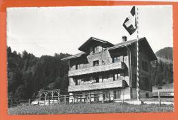 HA220, Le Pâquier Montbarry, Chalet De L'Entr'aide Ouvrière,animée, Circulée 1956 - Le Pâquier