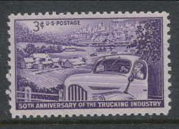 USA 1953 Scott  # 1025. Trucking Industry Issue, MNH (**) - Unused Stamps