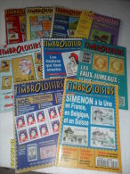 LOT De 9 Catalogues ( TIMBRO-LOISIRS)  BON ETAT - Français